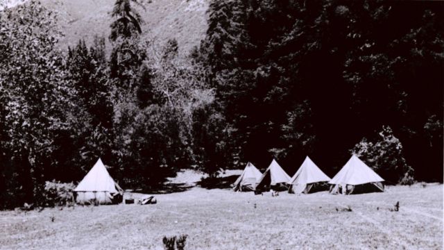 The second camp at Big Sur. Picture