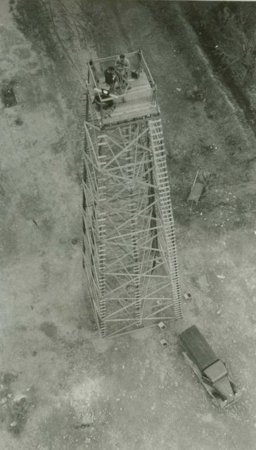Probably the same wooden tower as seen from the water tank in image cgs00219 Picture