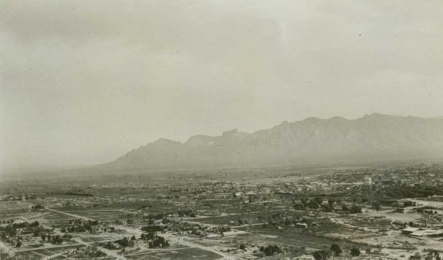 West end of Santa Catalina Mountains as seen from Tucson. Picture
