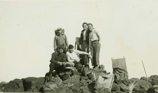 Back row: Cliff Lamb, Dick Donaldson, Bob Garvie Picture