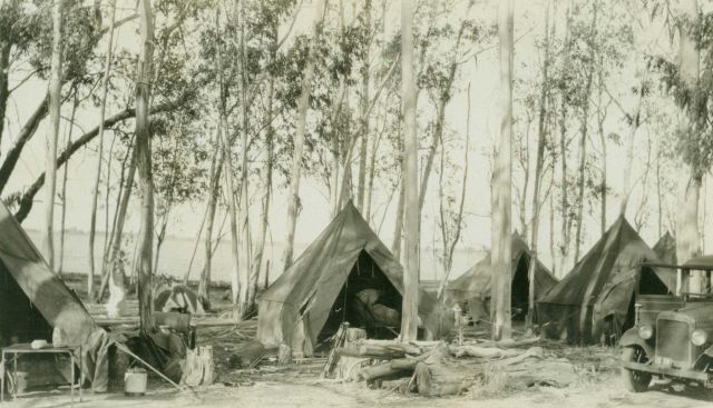 The camp at Sacramento Picture