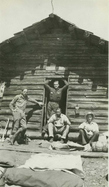 The ranger station where the observing crew stayed overnight after observing Station Mogollon. Picture