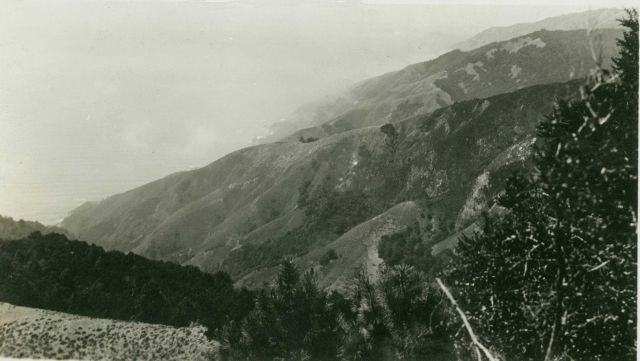 Looking north up the Big Sur coastline from Station Waters on Partington Ridge. Picture