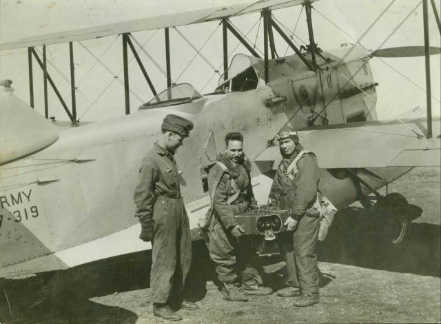 Army aerial photography unit with three-lens camera Picture