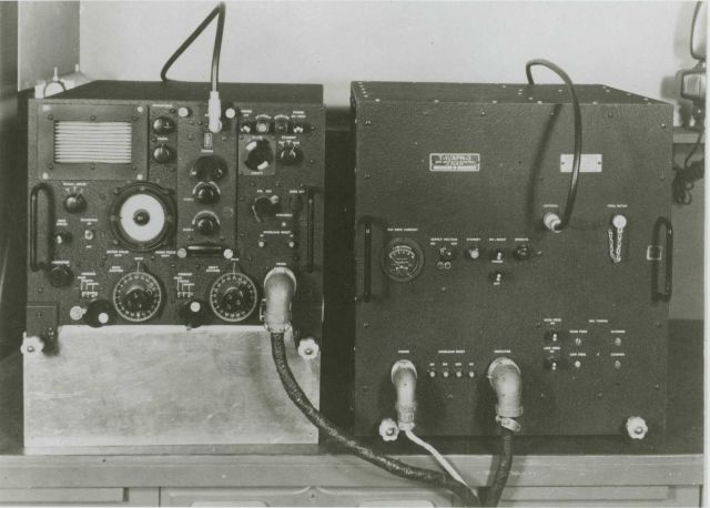 Components of an early electronic navigation system Picture