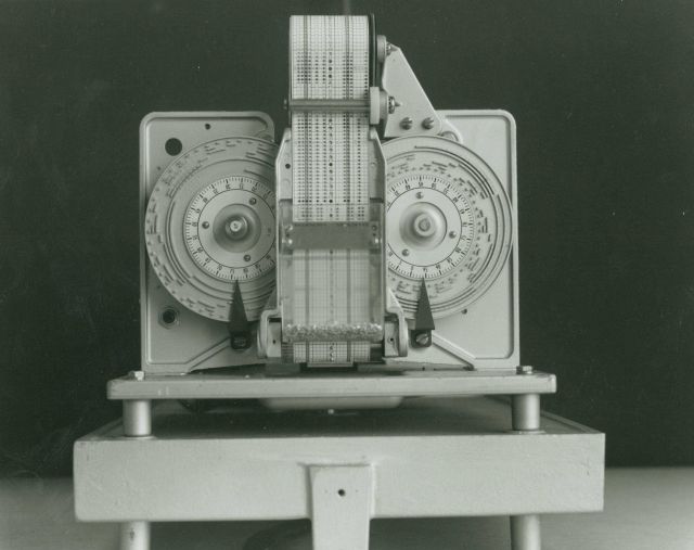 Fisher and Porter Automatic Digitally Recording water level gauge. Picture
