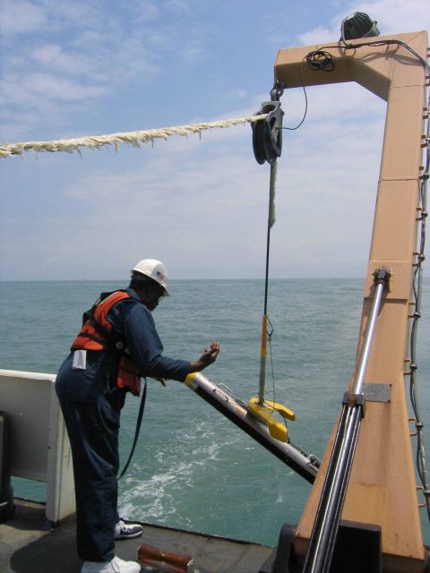 Sidescan surveying operations Picture