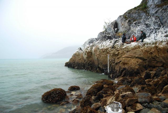 Tide gage installation Picture