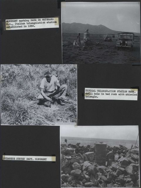 Monument marking Base de Meteharo E.O., an Italian triangulation station established in 1938 Picture