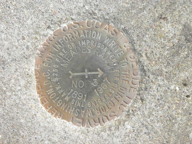 Meades Ranch Reference Mark No Picture