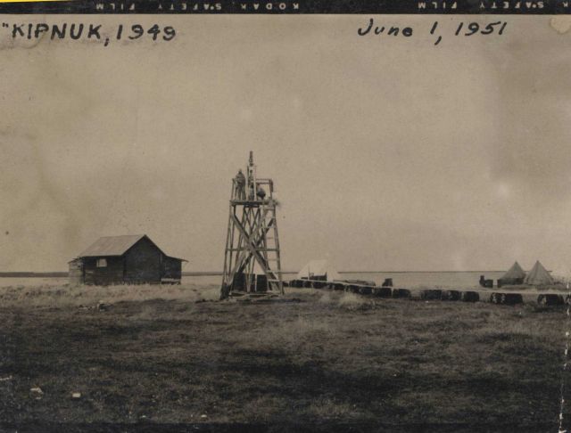 Tower built over Triangulation Station Kipnuk Picture