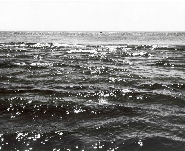 Shoal sand ridges on Georges Bank causing surface disturbance Picture