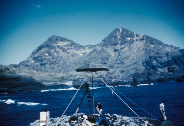 Horizontal control work in the Aleutian Islands Picture