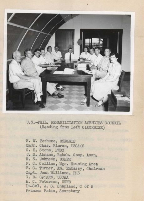 A meeting of the U.S.-Philippines Rehabilitation Agencies Council Picture