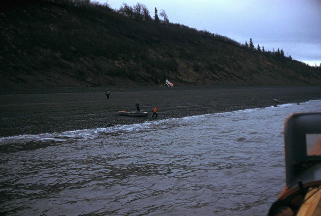 Signal building party on beach Picture