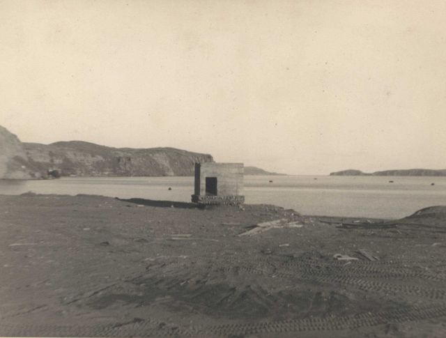 Japanese concrete pillbox in Kiska Harbor Picture