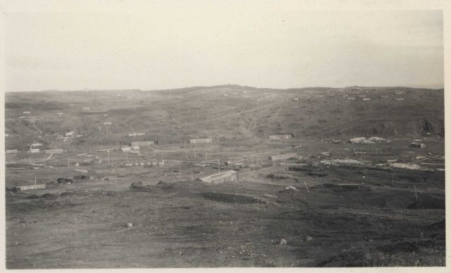 Army base on Kiska - possibly Japanese built during occupation of island Picture