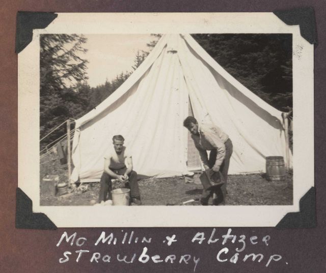 McMillin and Altizer at Strawberry Camp. Picture