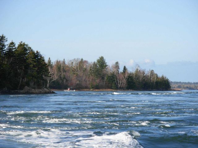 Tidal overfall known as 