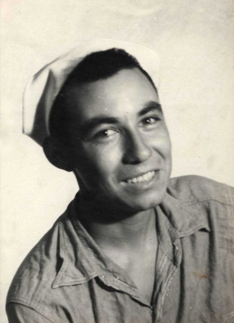 Unidentified sailor photographed by Photographers Mate Ira G Picture