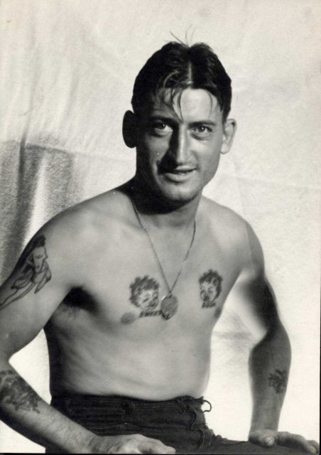 Unidentified sailor photographed by Photographers Mate Ira G Picture