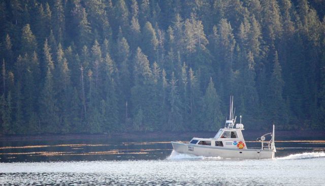 RAINIER launch RA-5 underway. Picture