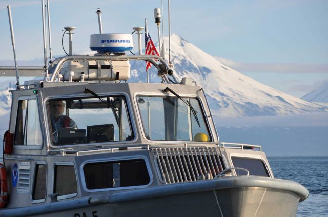 RAINIER launch RA-5 underway off Alaska Peninsula. Picture