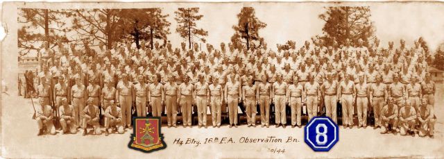 Headquarters Battery of the 16th Field Artillery Observation Battalion Picture