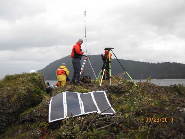 Establishing a horizontal control station Picture