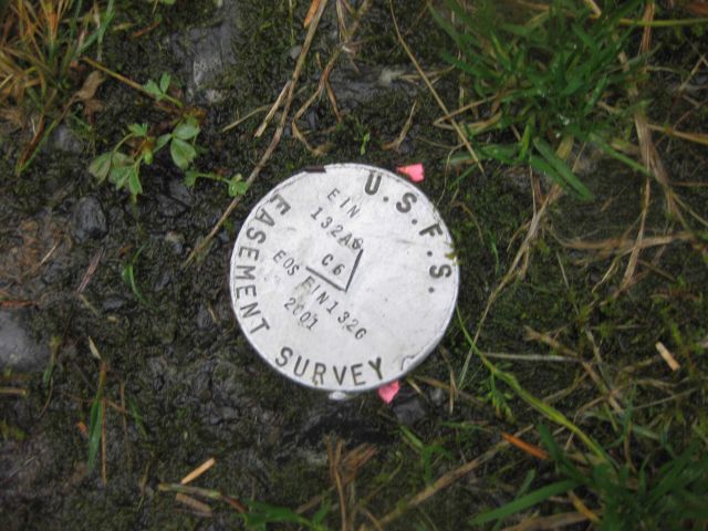 United States Forest Service Easement Survey marker Picture