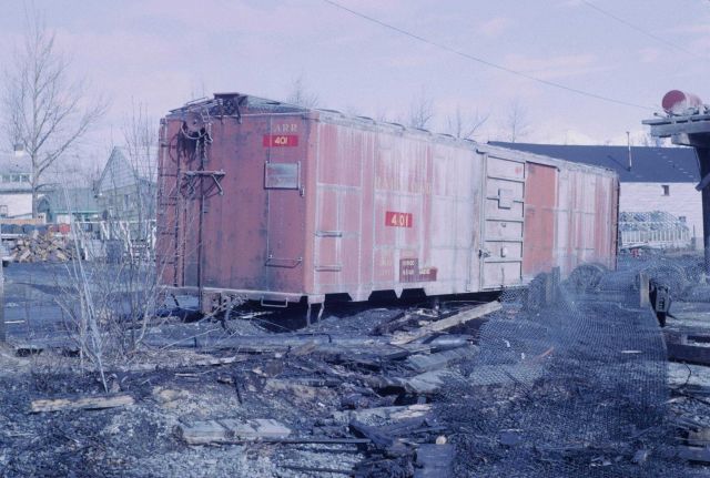 Alaska 1964 Good Friday earthquake damage. Picture