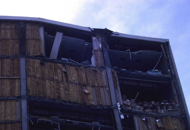 Alaska 1964 Good Friday earthquake damage. Picture