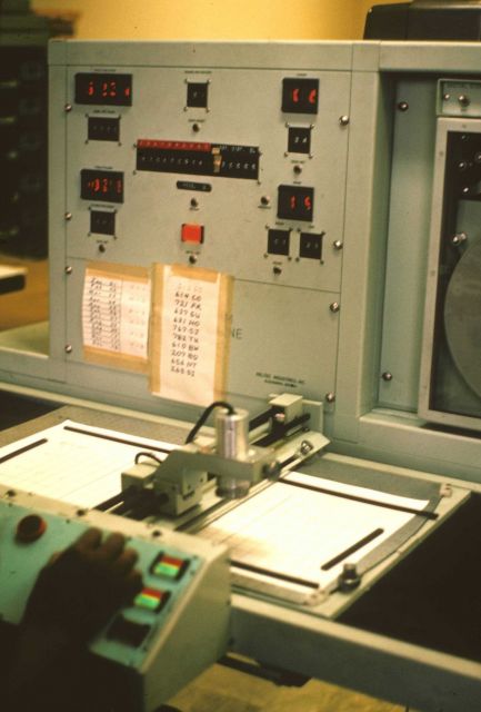 Automatic scaling system for scaling magnetograms. Picture