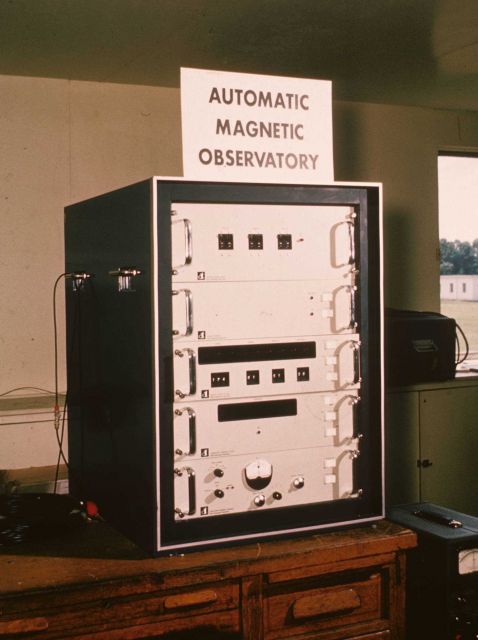 Components of an automated magnetic observatory Picture