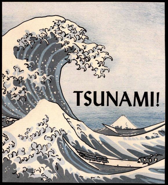 Cover of a 1965 Coast and Geodetic Survey brochure discussing the tsunami and the tsunami warning system which was first developed by the Coast and Ge Picture