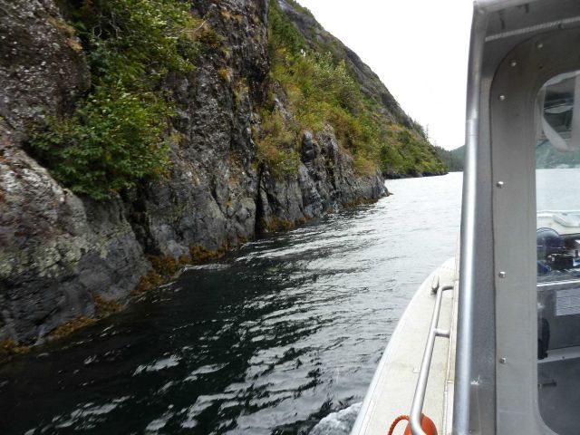 Running survey in close proximity to sheer cliffs Picture