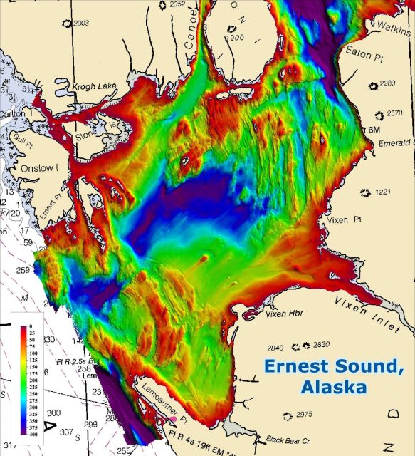 A digital terrain model of Ernest Sound Picture