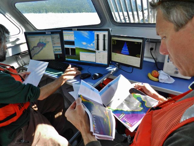 Survey launch from NOAA Ship RAINIER in Burroughs Bay, Alaska Picture