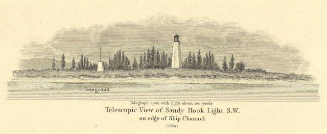 Telescopic view of Sandy Hook Light S.W Picture