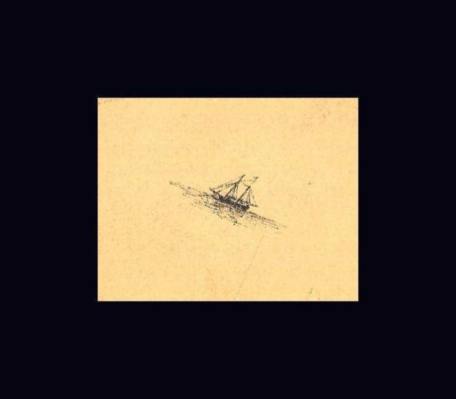 Sketch of ship discovered on Topographical Survey T-331 of 