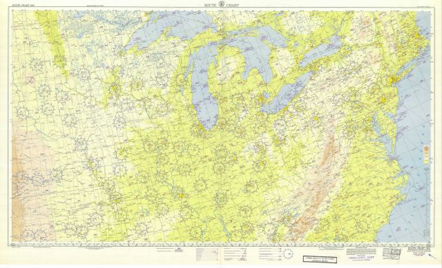 Route Chart 2203 Northeast United States (Fargo-Boston-Kansas City- Washington) Picture