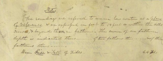 A loose hand-written note stating 