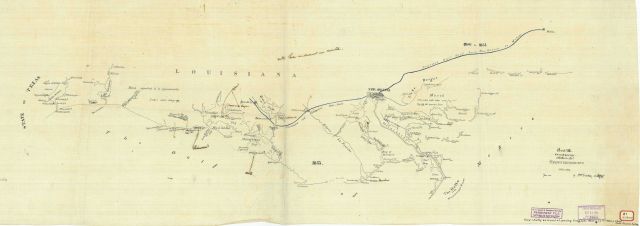 Reconnaissance map from Sabine City, Texas, to Mobile Bay, Alabama by F Picture