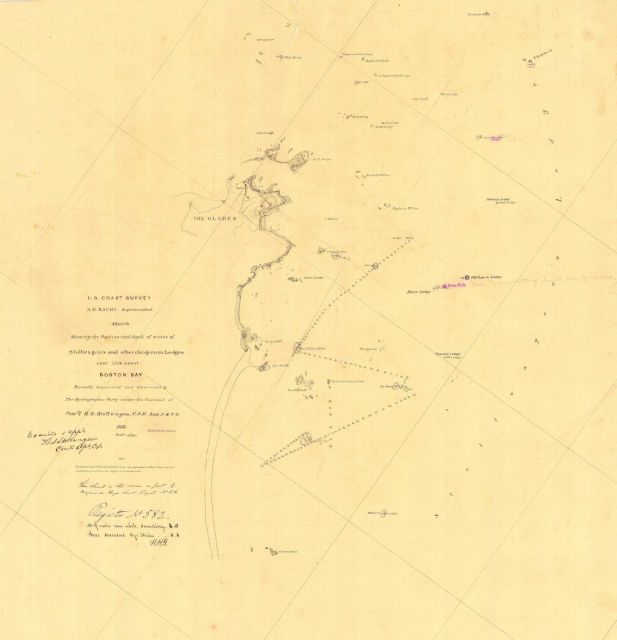 Stellwagen's and other dangerous ledges near Cohasset Picture