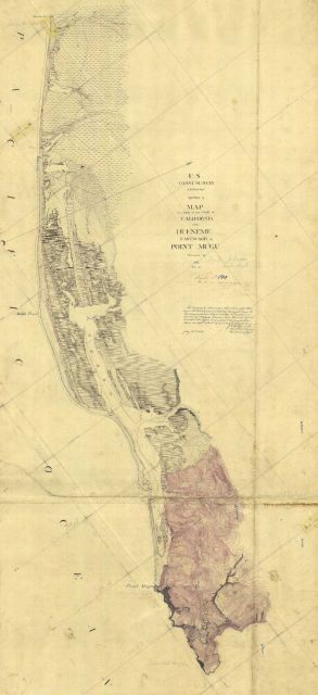 Map of a Part of the Coast of California from Hueneme eastward to Point Mugu Picture