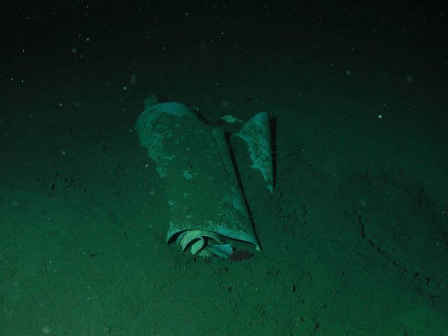 Human debris on seafloor Picture