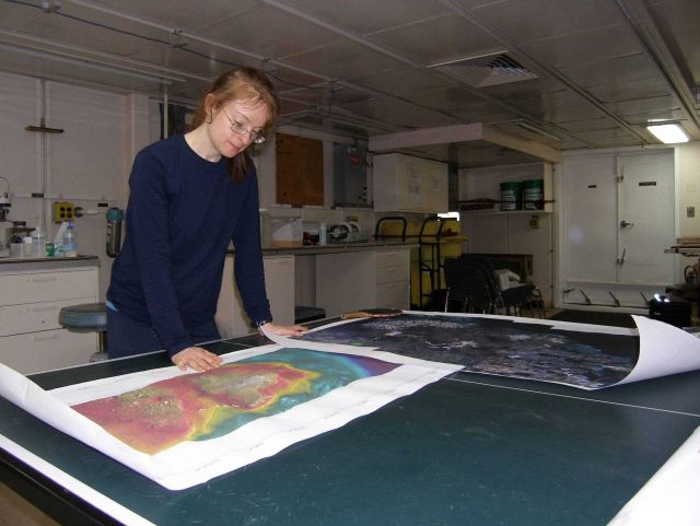 Bathymetric maps guide scientists as they explore the seafloor for coral and reef sites Picture