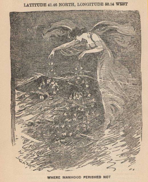 A eulogy to the men who willingly let the women and children depart from the ship knowing that they would face certain death as the TITANIC passed ben Picture