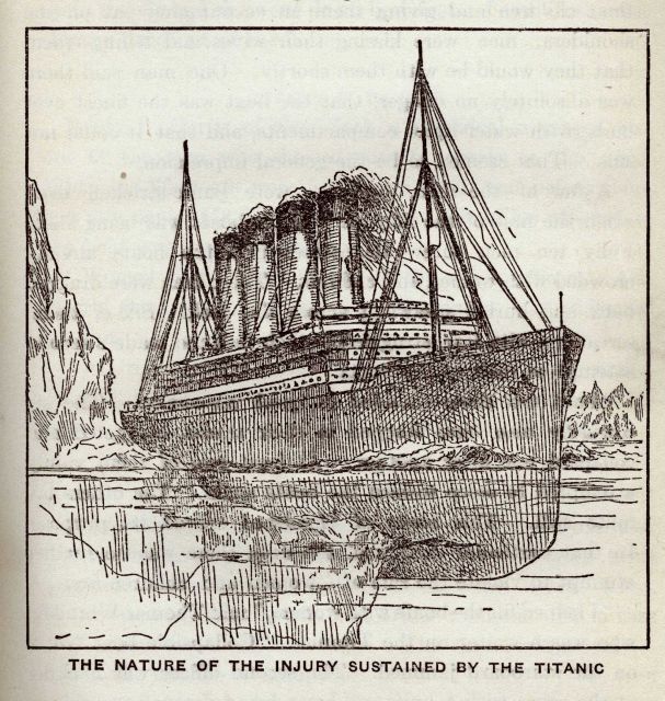 The nature of the injury sustained by the TITANIC Picture
