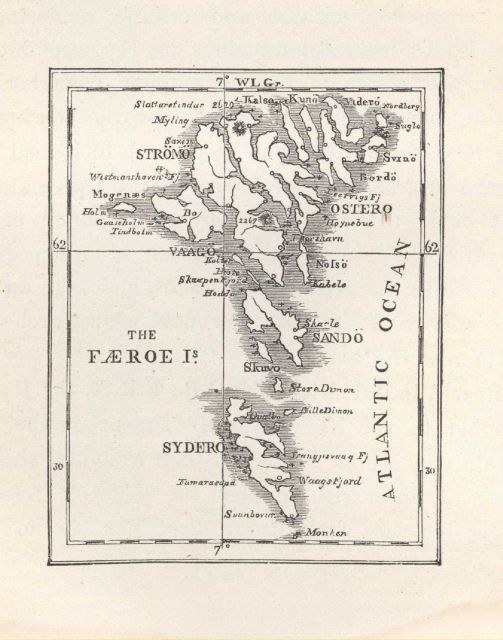 Map of the Faroe Islands Picture